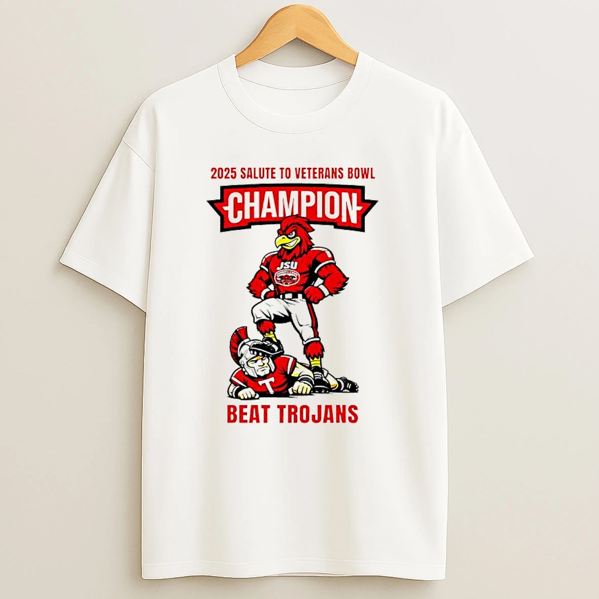 Jacksonville State Gamecocks Ncaa 2025 Salute To Veterans Bowl T Shirt
