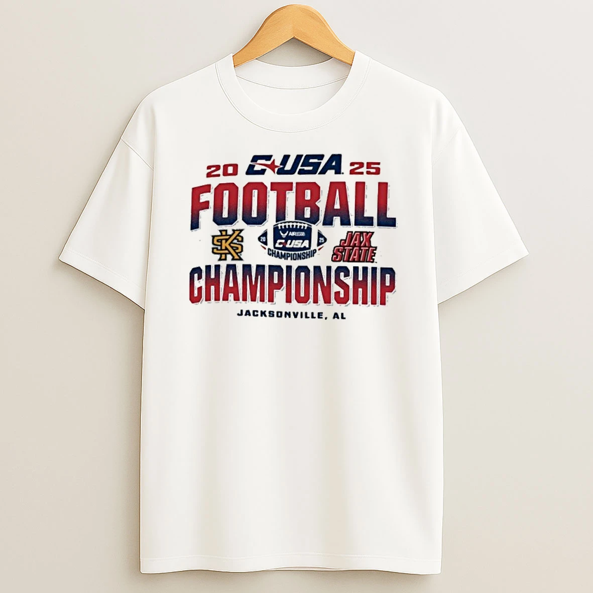 Jacksonville State Gamecocks Vs Kennesaw State Owls 2025 Conference Usa Football Championship T Shirt