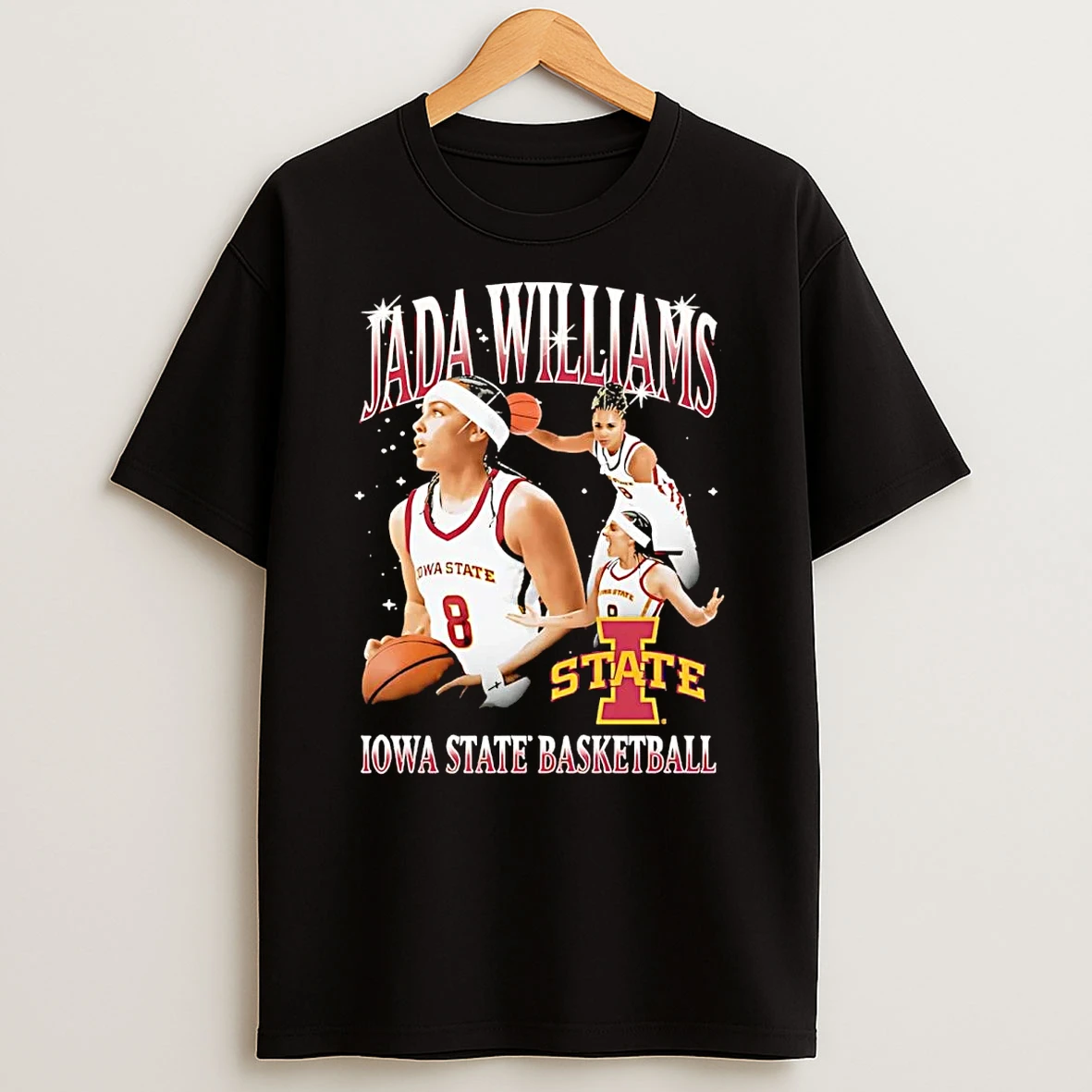 Jada Williams Graphic Iowa State Cyclones T Shirt