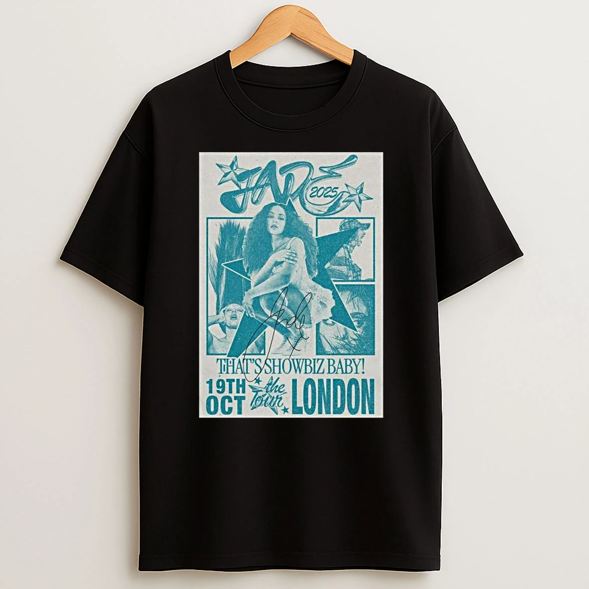Jade Thats Showbiz Baby Tour In London Oct 19 2025 T Shirt