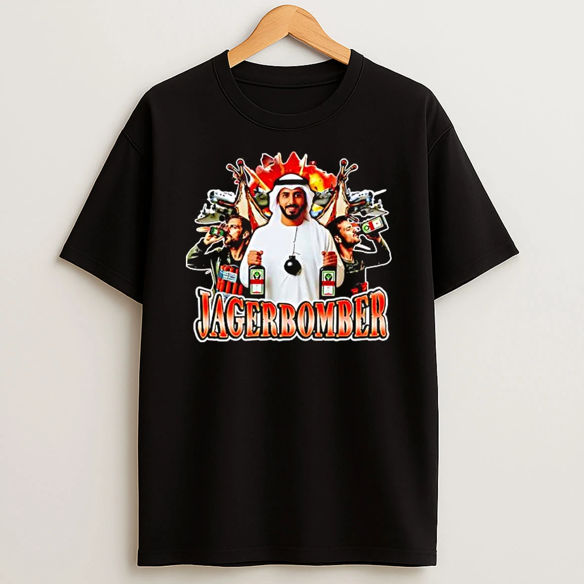 Jagerbomber Bottles Of Jagermeister Graphic T Shirt