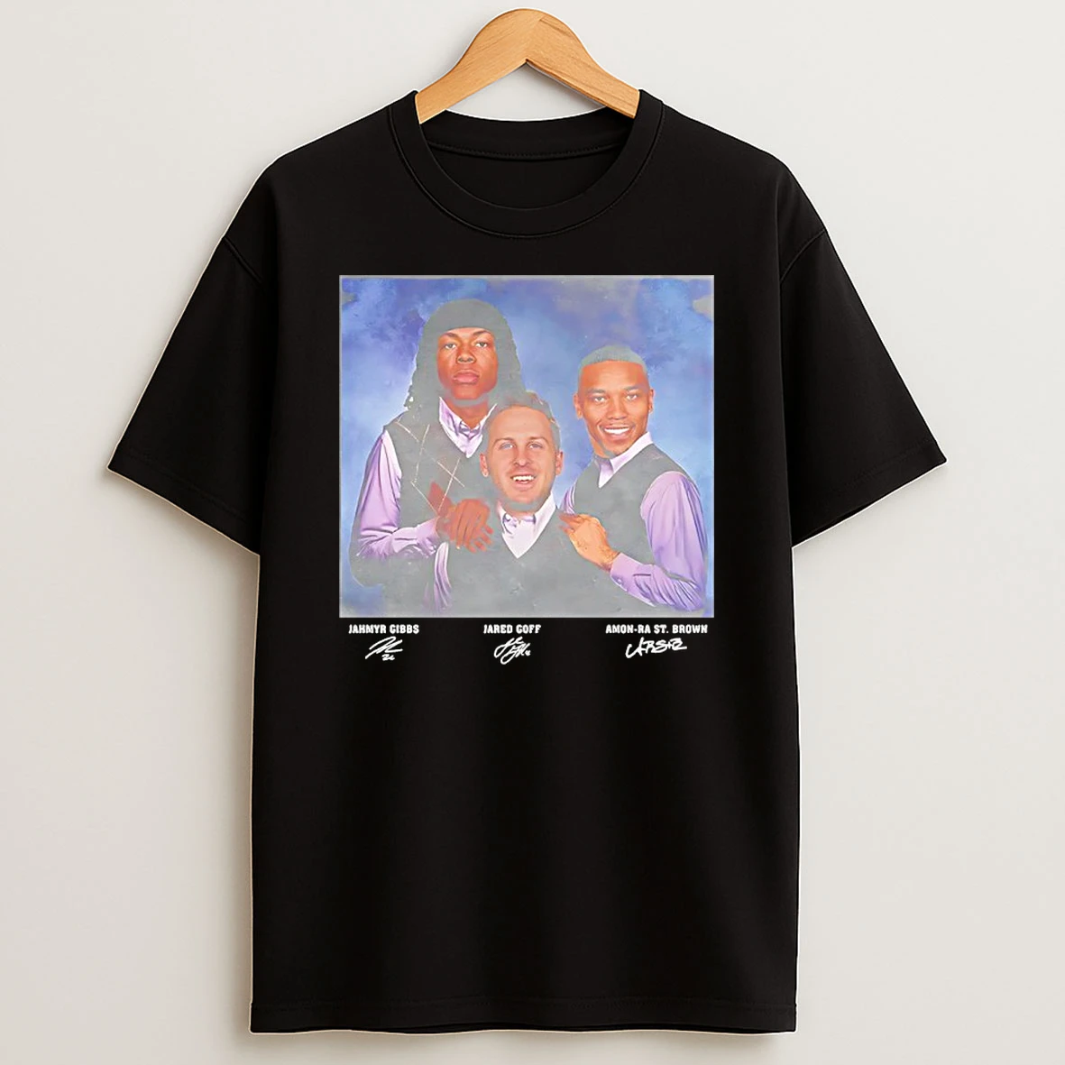 Jahmyr Gibbs Jared Goff St Brown Step Brothers Detroit Lions T Shirt