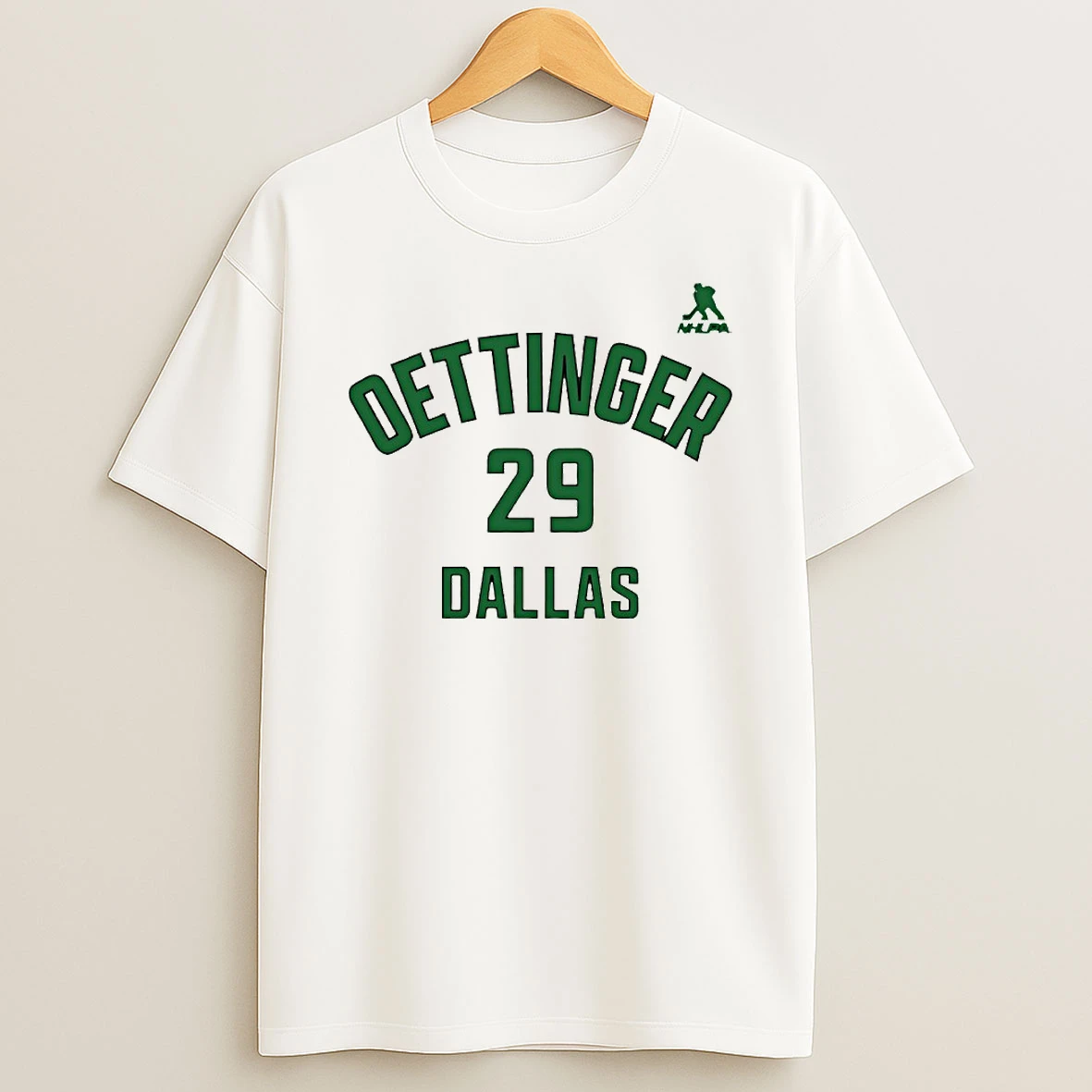 Jake Oettinger 29 Dallas Stars Hockey Name And Number Circle T Shirt