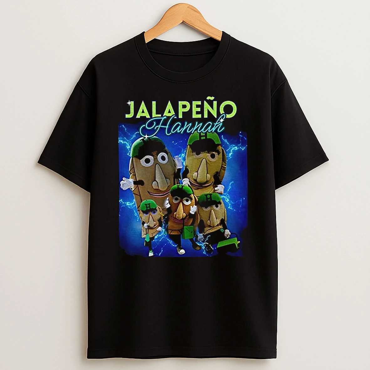 Jalapeno Hannah Meme Lightning Graphic T Shirt