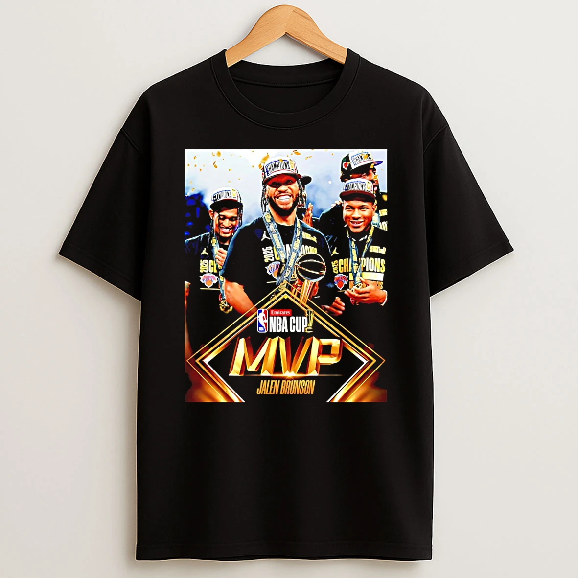Jalen Brunson Mvp Of The 2025 Emirates Nba Cup T Shirt