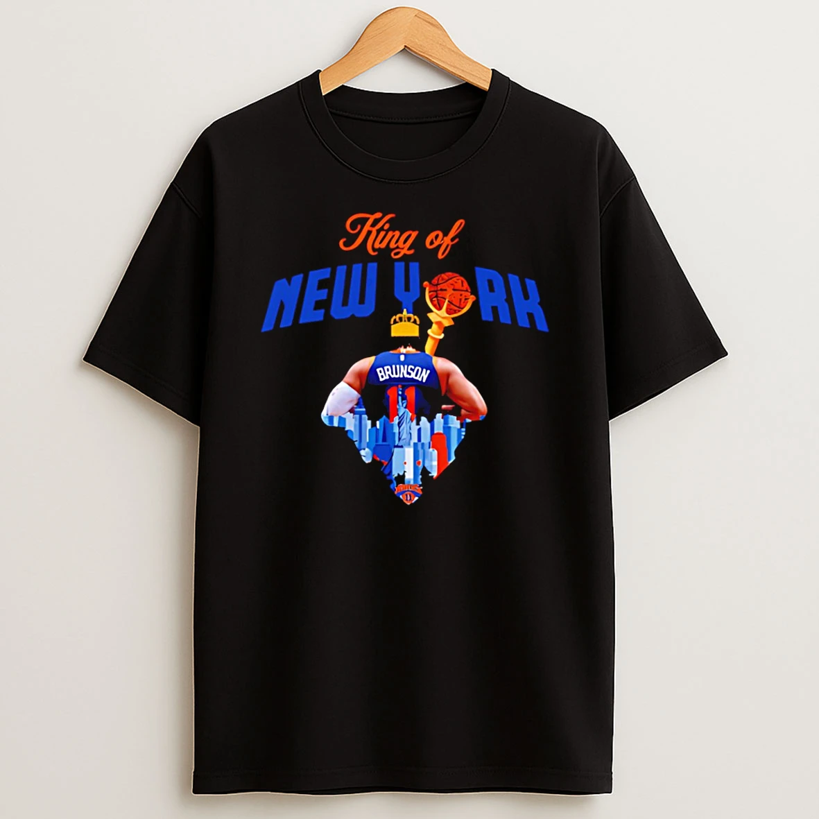 Jalen Brunson Ny Knicks 2025 Nba Cup Mvp King Of Ny T Shirt