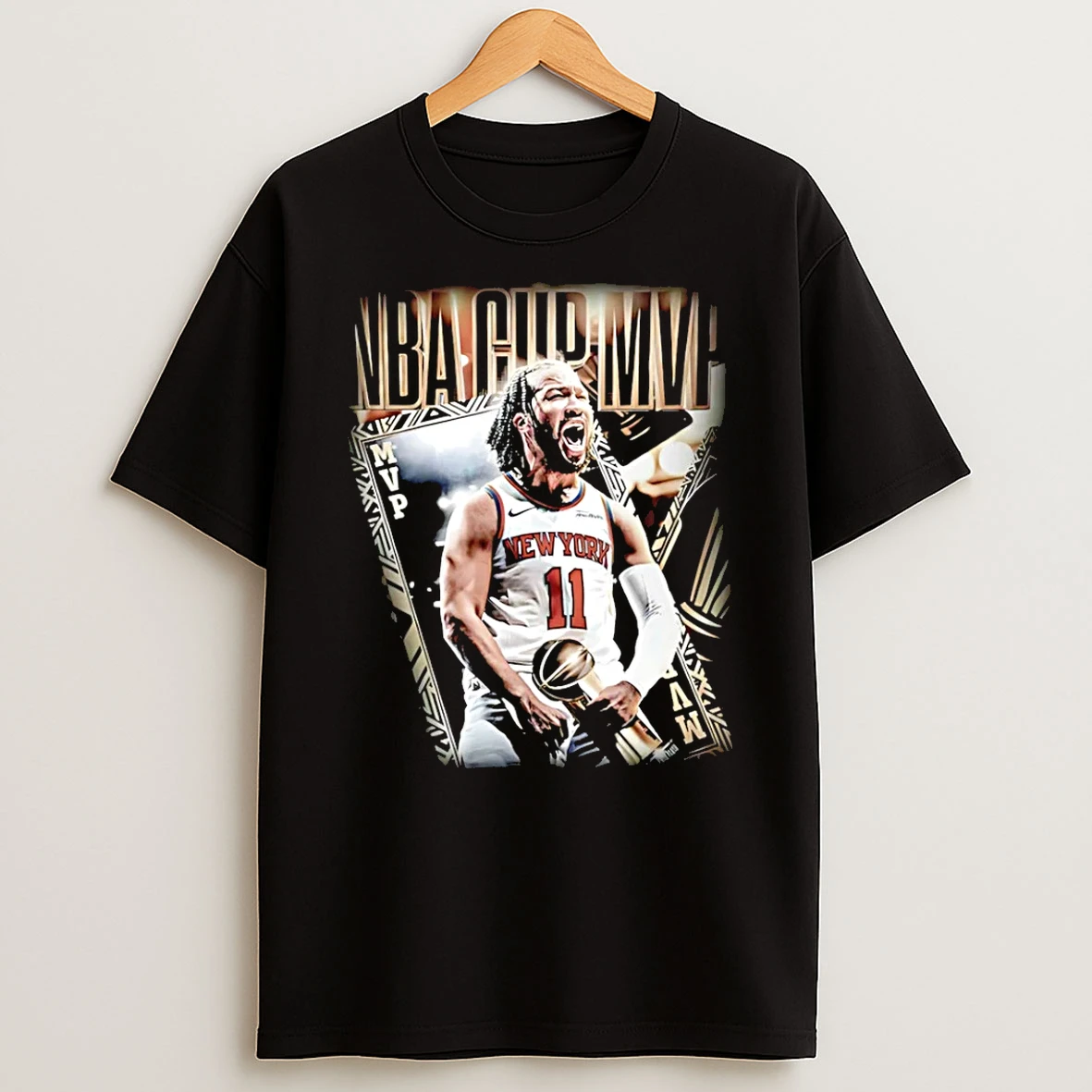 Jalen Brunson New York Knicks 2025 Nba Cup Mvp Signature T Shirt