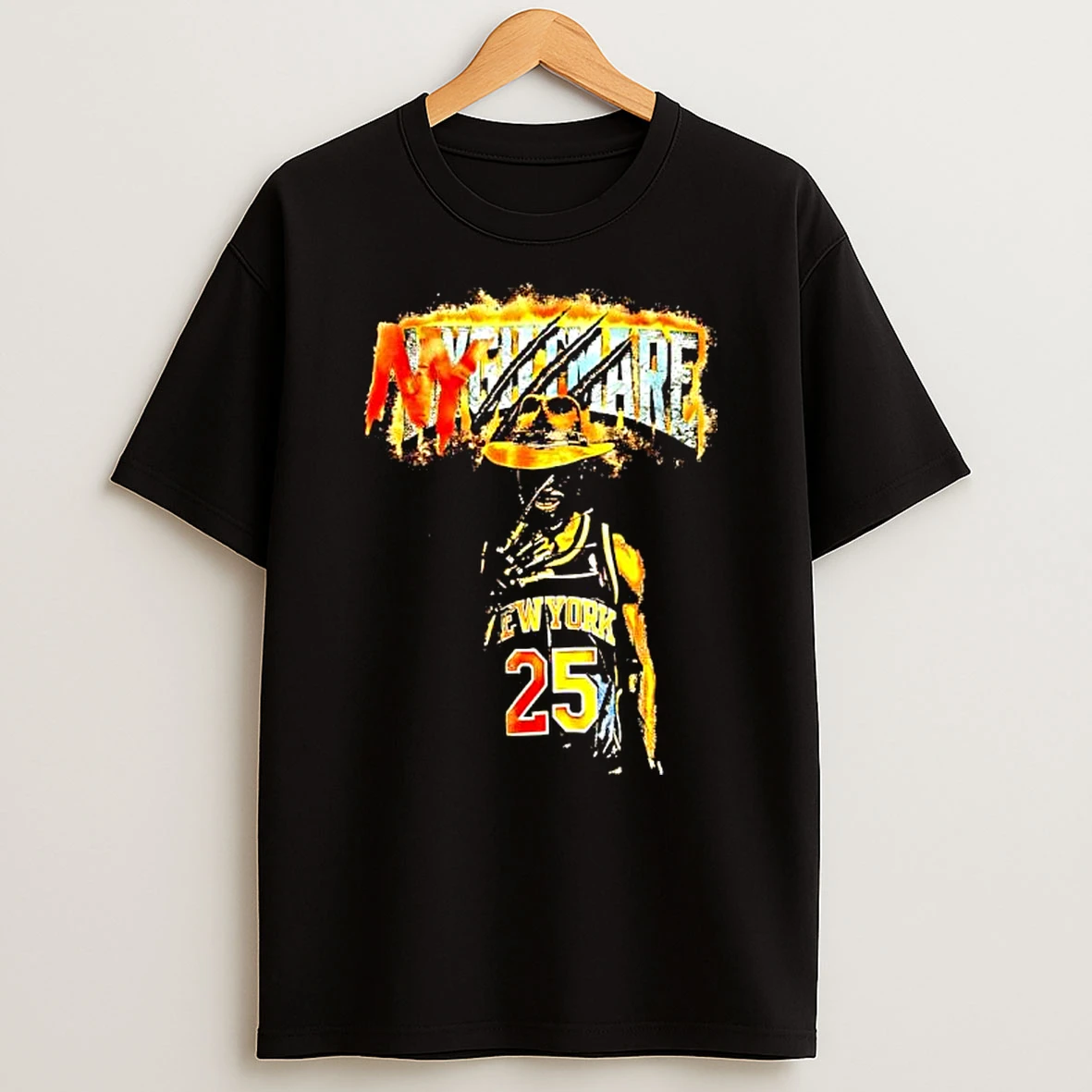 Jalen Brunson New York Knicks In Freddy Krueger Nightmare T Shirt