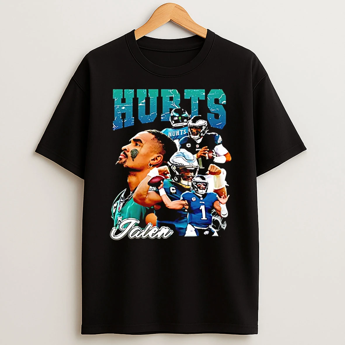 Jalen Hurts Philadelphia Eagles Philly Graphic T Shirt