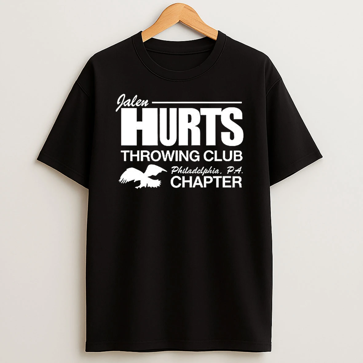 Jalen Hurts Throwing Club Philadelphia Eagles Chapter T Shirt
