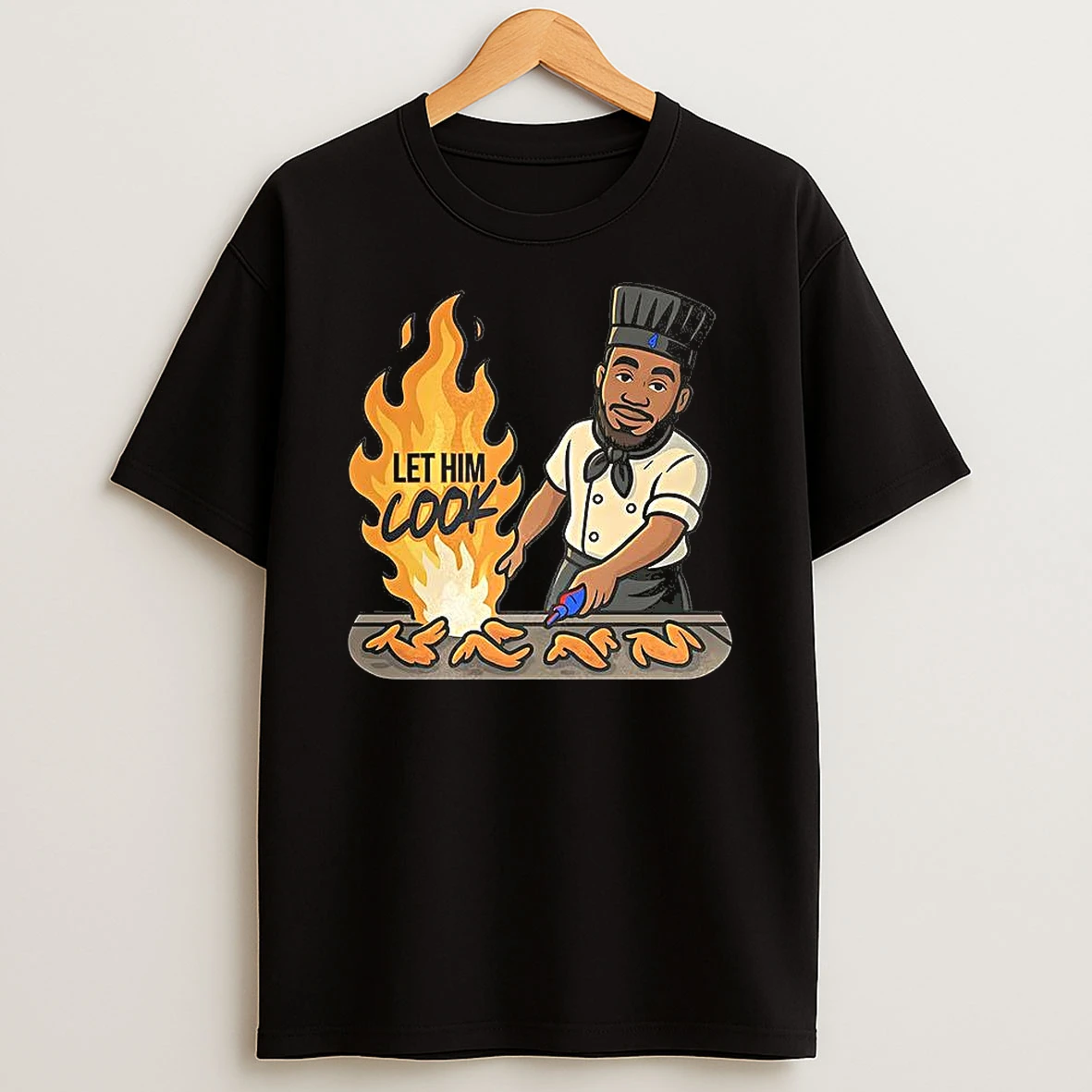 James Cook Buffalo Bills Let Him Cook Caricature T Shirt