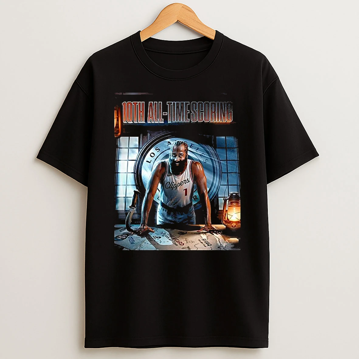 James Harden 10th All Time Scoring T Shirt
