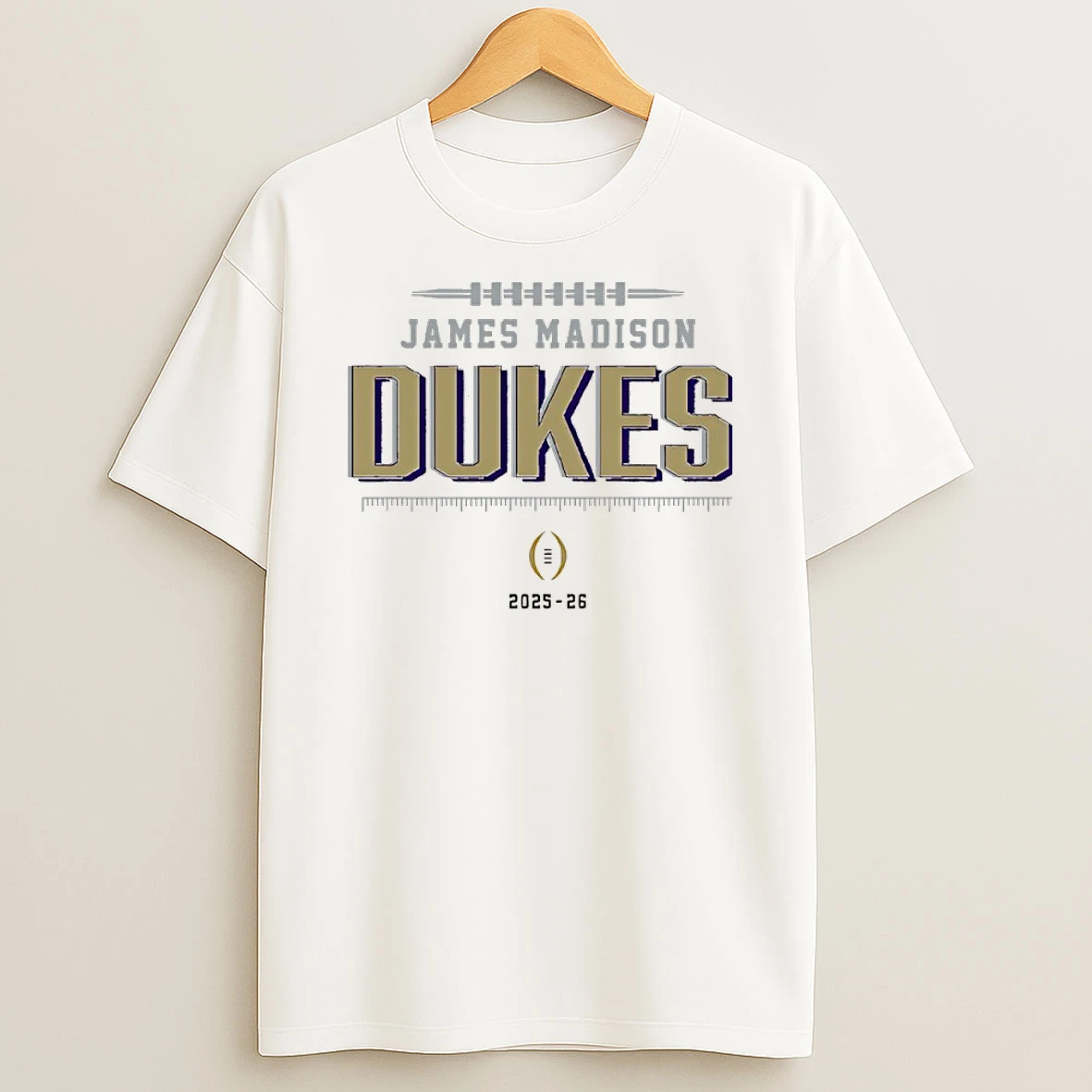 James Madison College Football Playoff 2025 26 Playoff Bound T Shirt