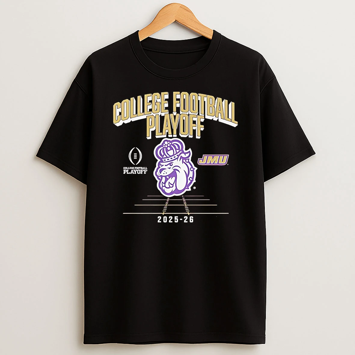 James Madison Dukes 2025 College Football Playoff Mascot T Shirt