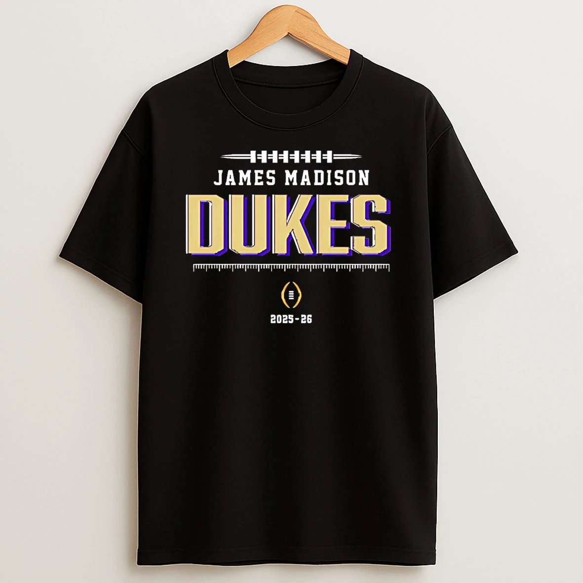 James Madison Dukes Playoff Bound College Football Playoff 2025 26 T Shirt