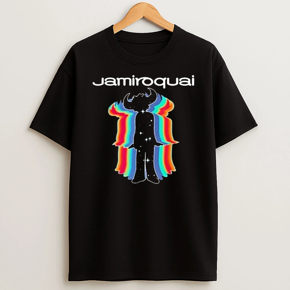 Jamiroquai Rainbow Space Logo T Shirt