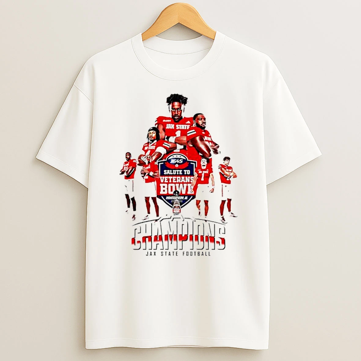 Jax State Football Salute To Veterans Bowl 2025 Champions T Shirt