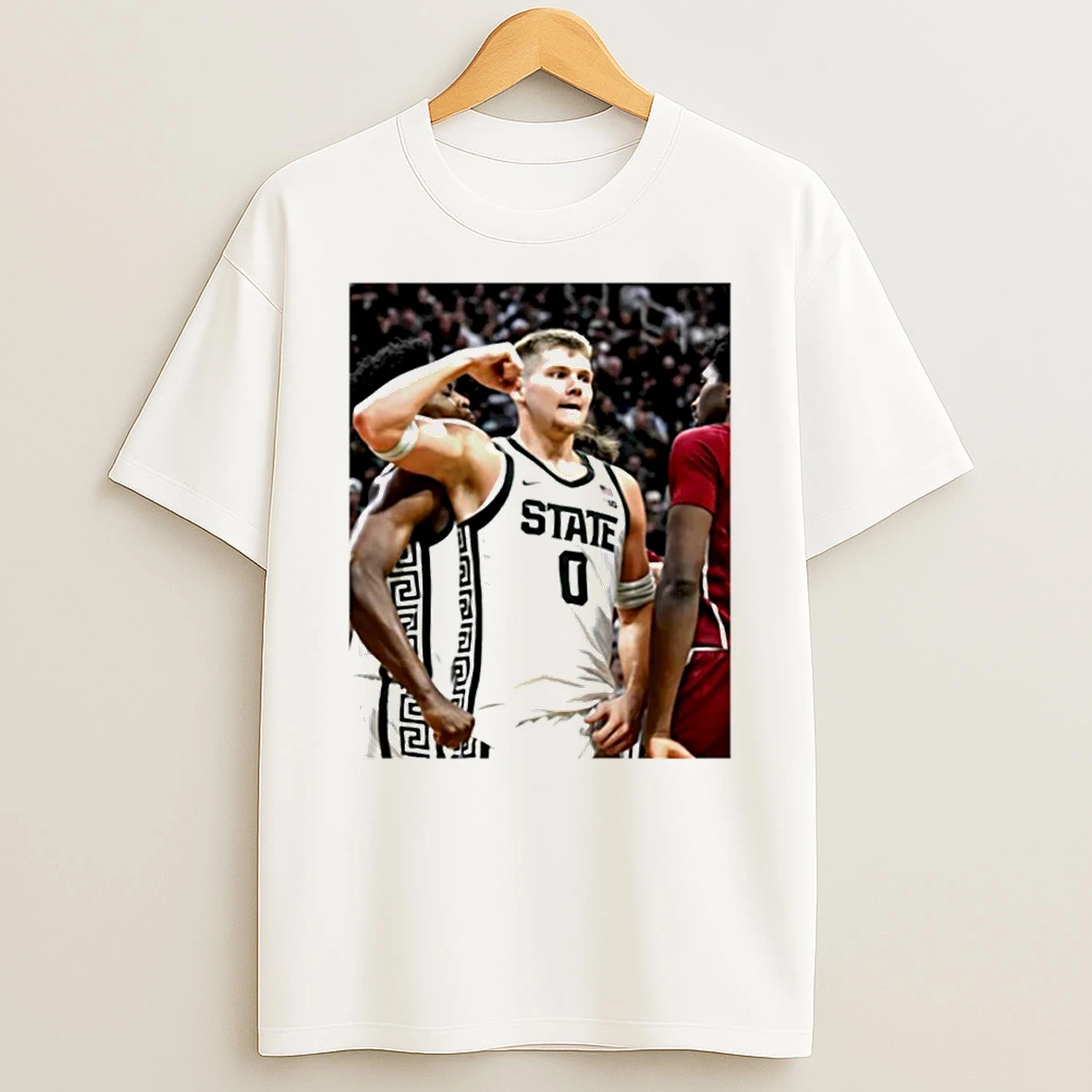 Jaxon Kohler Michigan State Spartans Basketball Photo T Shirt