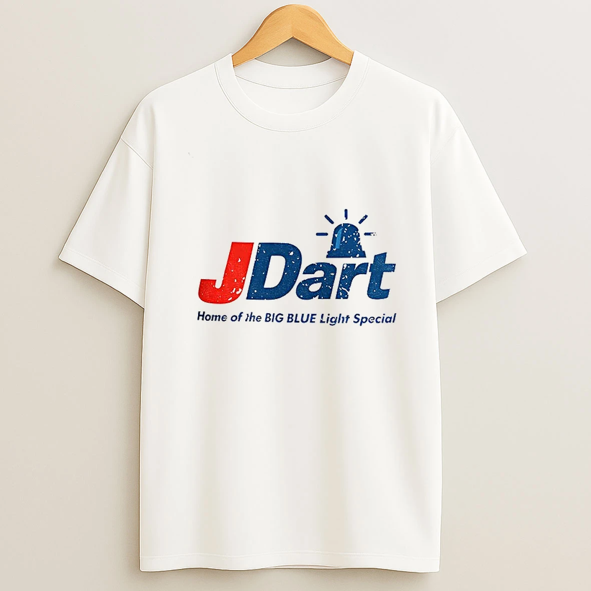 Jaxson Dart Giants Kmart Parody Jdart Home Of The Big Blue Light Special T Shirt