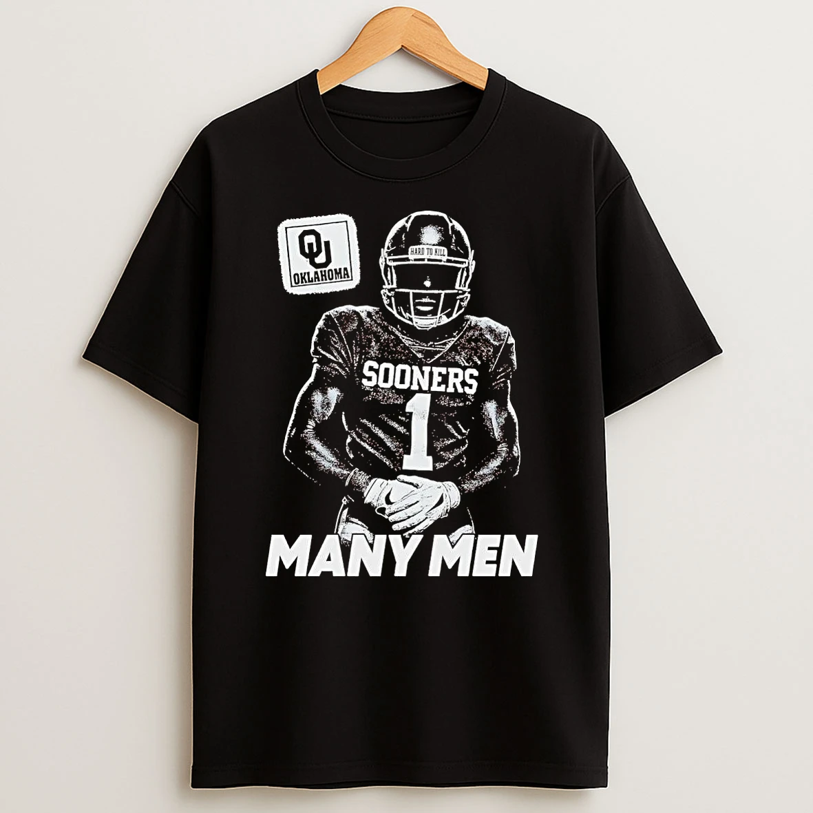 Jayden Gibson Many Men Oklahoma Sooners T Shirt