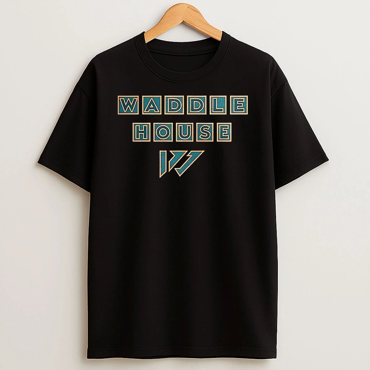 Jaylen Waddle Miami Dolphins Waddle House Logo T Shirt