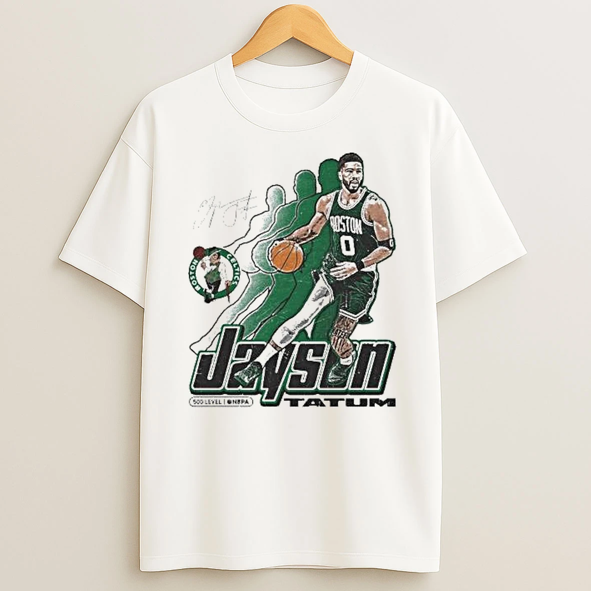 Jayson Tatum Boston Celtics Nba Retro Signature T Shirt