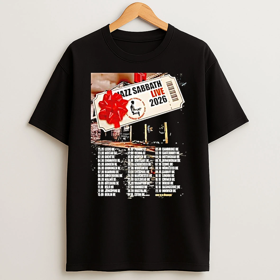 Jazz Sabbath Live 2026 Uk And Europe Schedule Dates T Shirt
