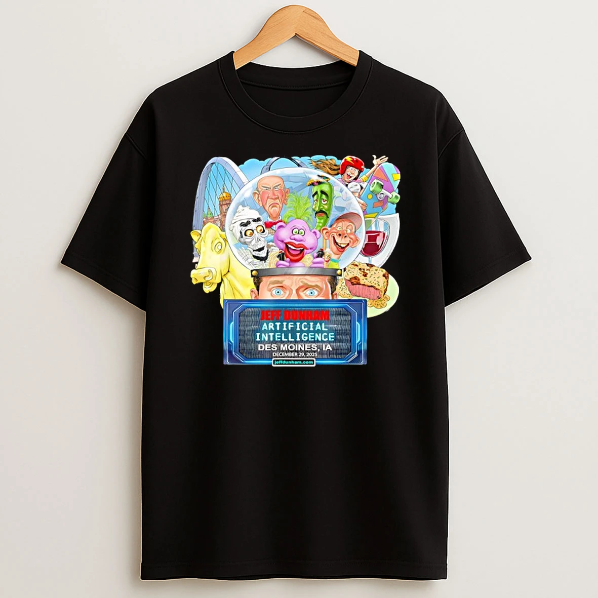 Jeff Dunham Des Moines Ia 2025 T Shirt