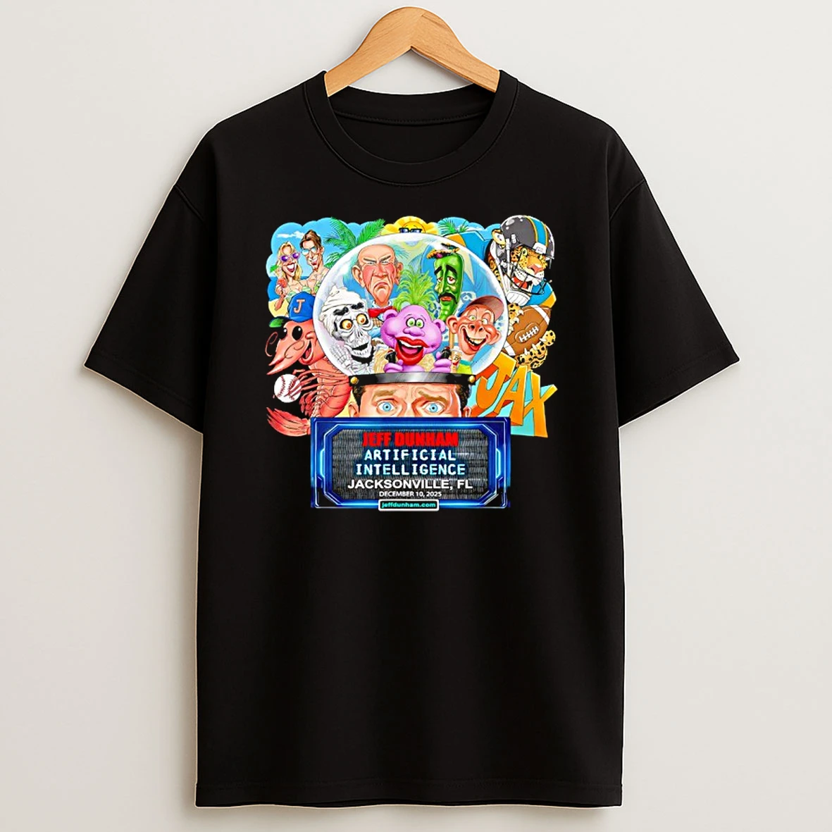 Jeff Dunham Jacksonville Fl 2025 T Shirt