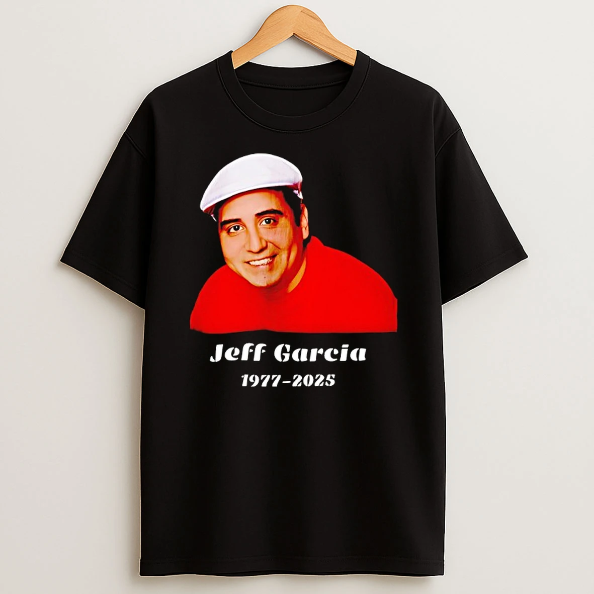 Jeff Garcia Rip 1977 To 2025 Tribute Voice Actor T Shirt