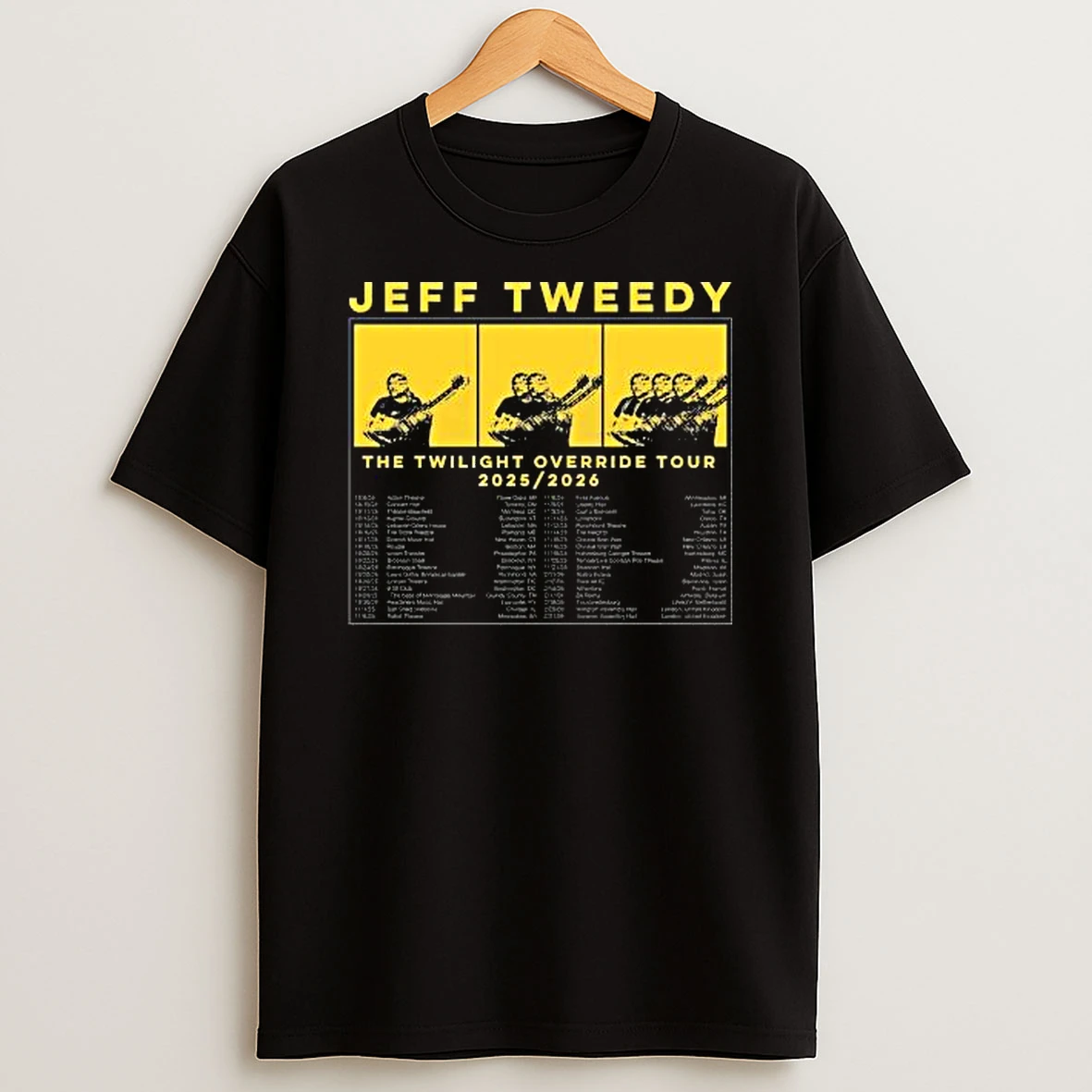 Jeff Tweedy Twilight Override 2025 Tour T Shirt
