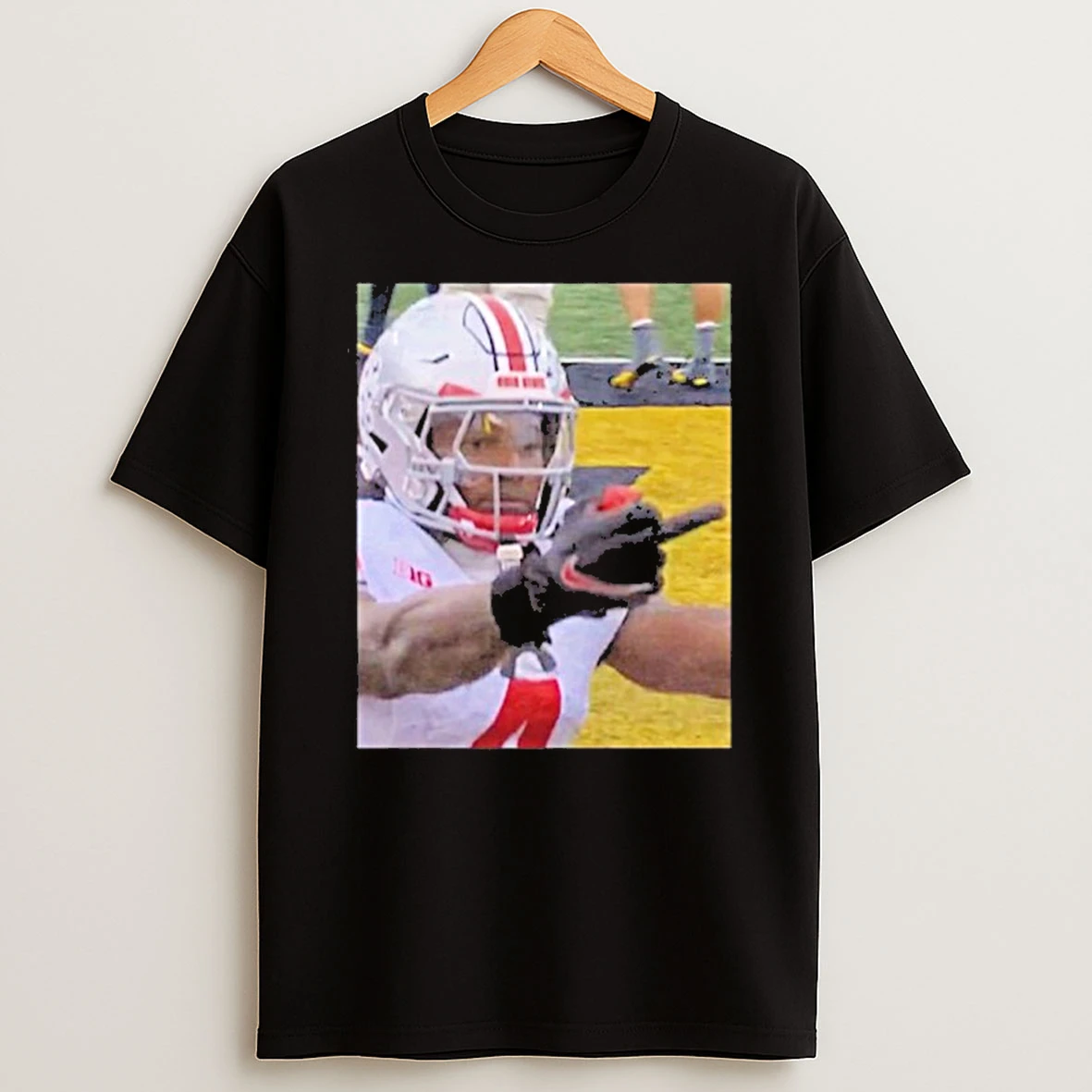 Jeremiah Smith Flips Off Michigan Fan Football T Shirt