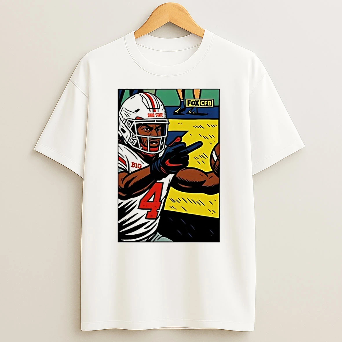 Jeremiah Smith Ohio State Buckeyes Flips Off Michigan Fan T Shirt