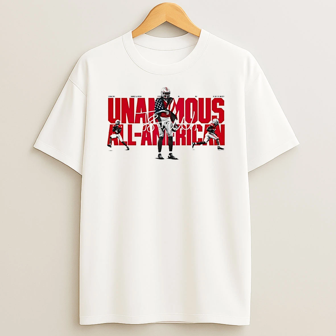 Jeremiah Smith Unanimous All American Ohio State Buckeyes Football 2025 Circle T Shirt