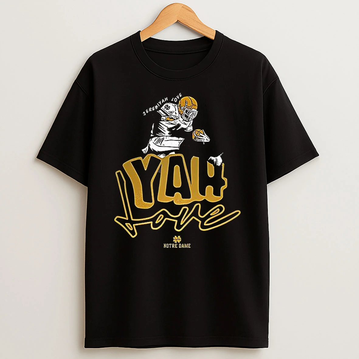 Jeremiyah Love Notre Dame Fighting Irish T Shirt