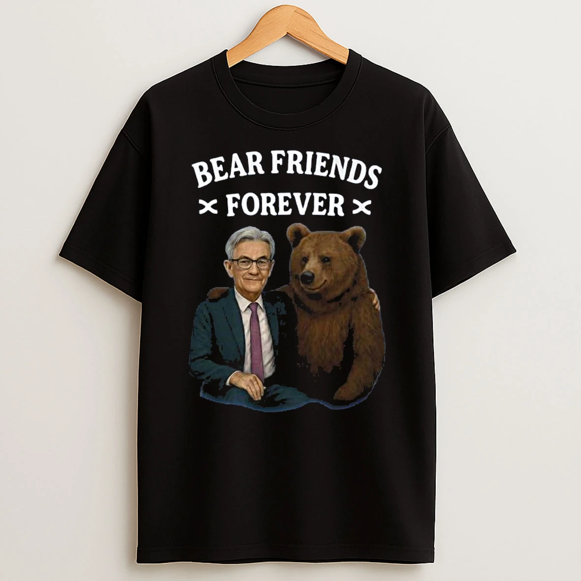 Jerome Powell Bear Friends Forever T Shirt