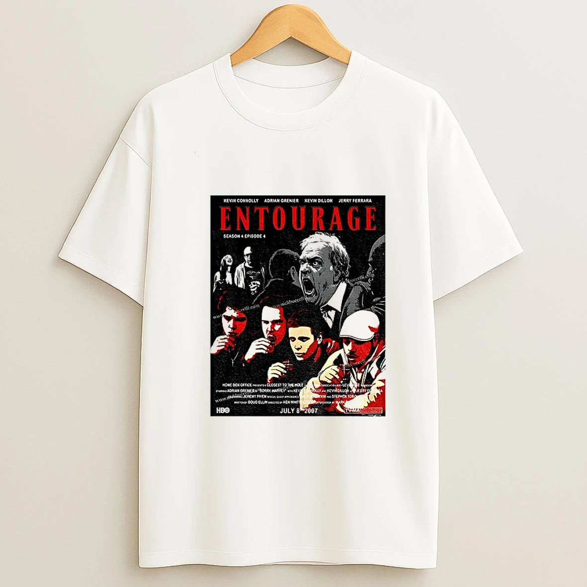 Jerry Ferrara Kevin Connolly Kevin Dillon Adrian Grenier Entourage Season 4 Episde 4 T Shirt