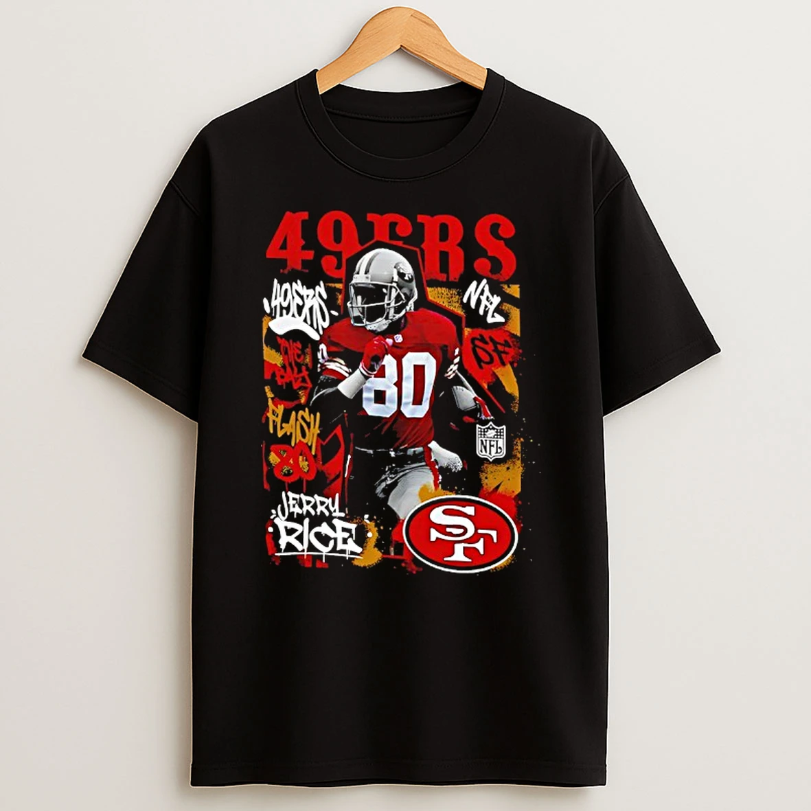 Jerry Rice 80 San Francisco 49ers Football Nfl T Shirt