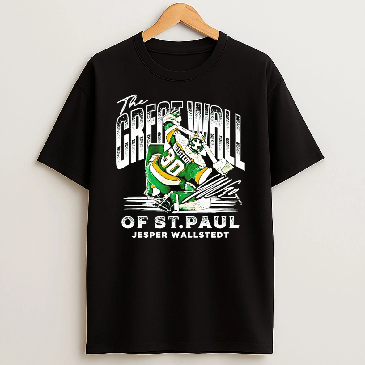 Jesper Wallstedt Minnesota The Great Wall Of St Paul Signature T Shirt