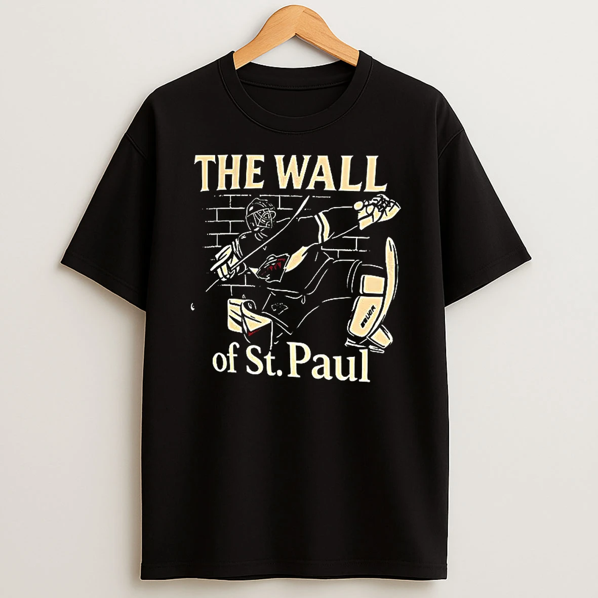 Jesper Wallstedt Minnesota Wild The Wall Of St Paul T Shirt