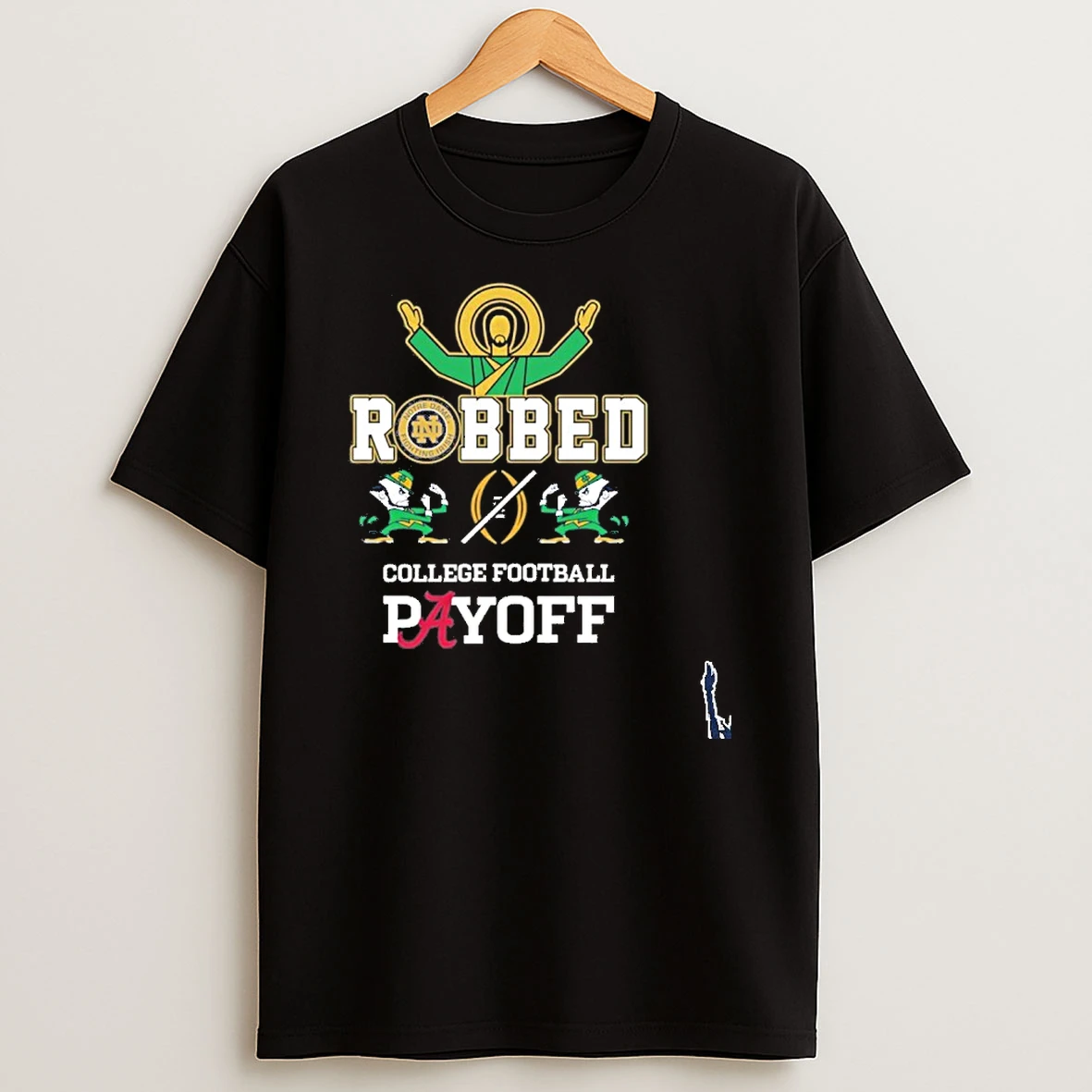 Jesus Irish Robbed Playoff Cfp T Shirt