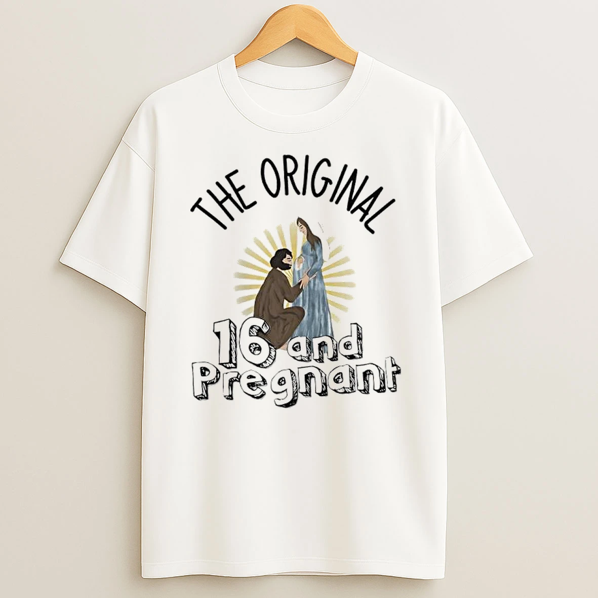 Jesus And Mary The 16 And Pregnant T Shirt