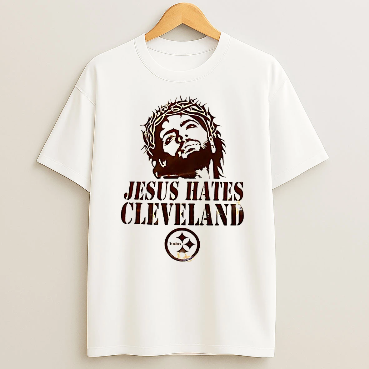 Jesus Hates Steelers Cleveland T Shirt