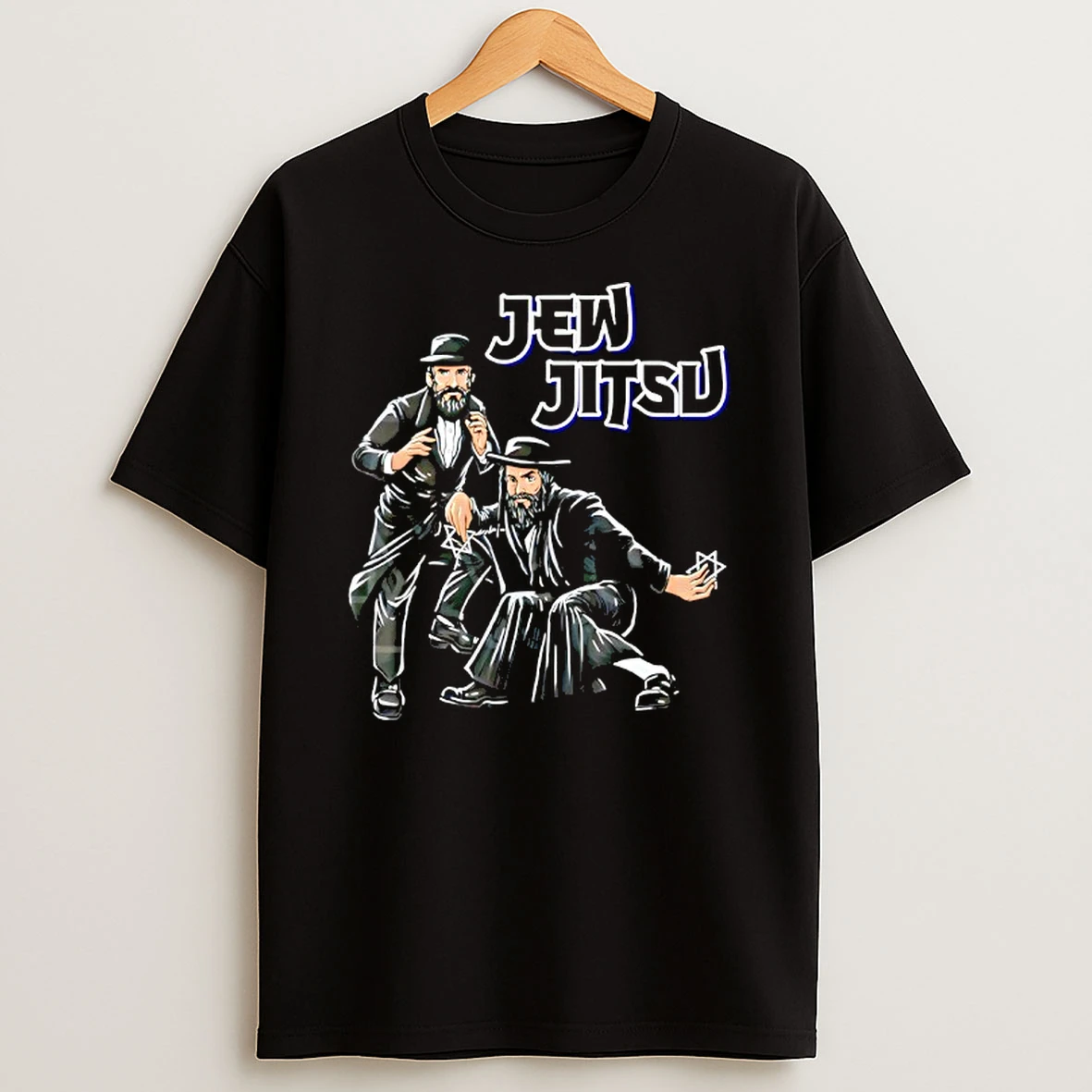 Jew Jitsu Rabbi Horah Dance T Shirt