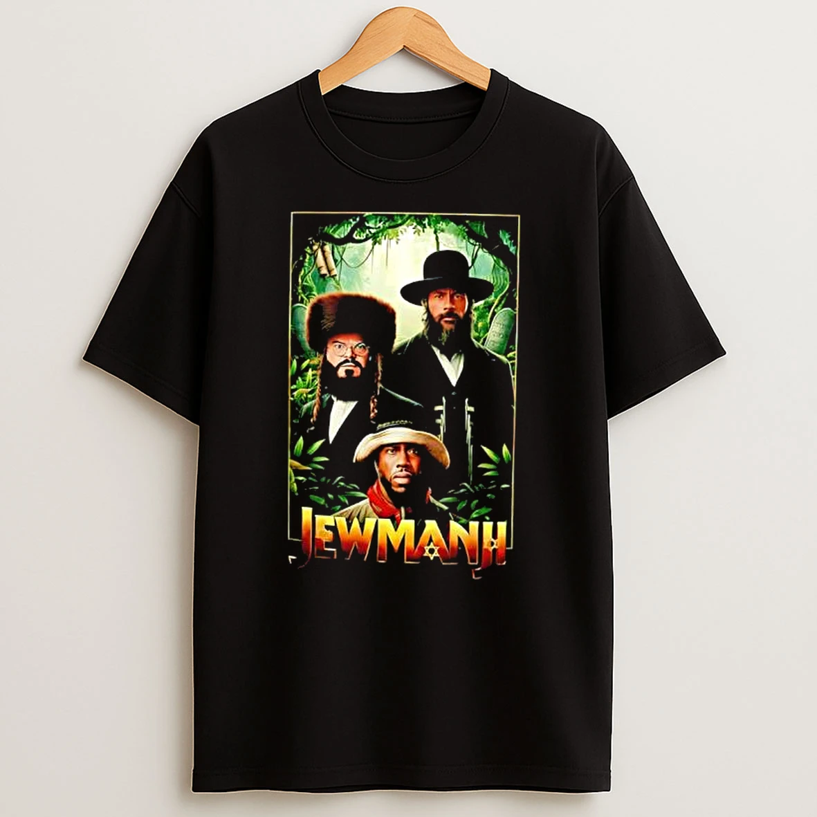 Jewmanji Jack Black And Kevin Hart 1995 Film T Shirt