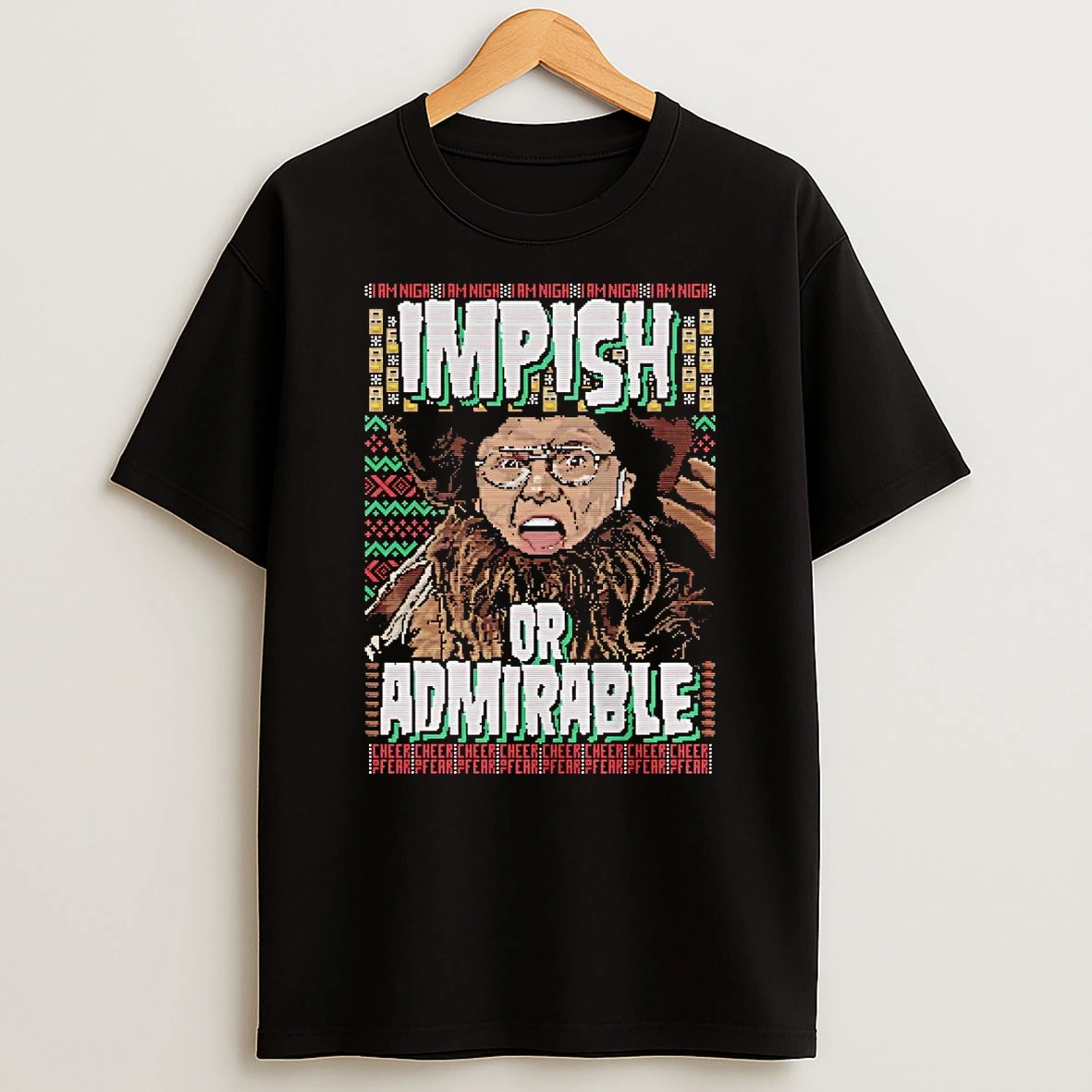 Jim The Office Impish Or Admirable Ugly Christmas T Shirt