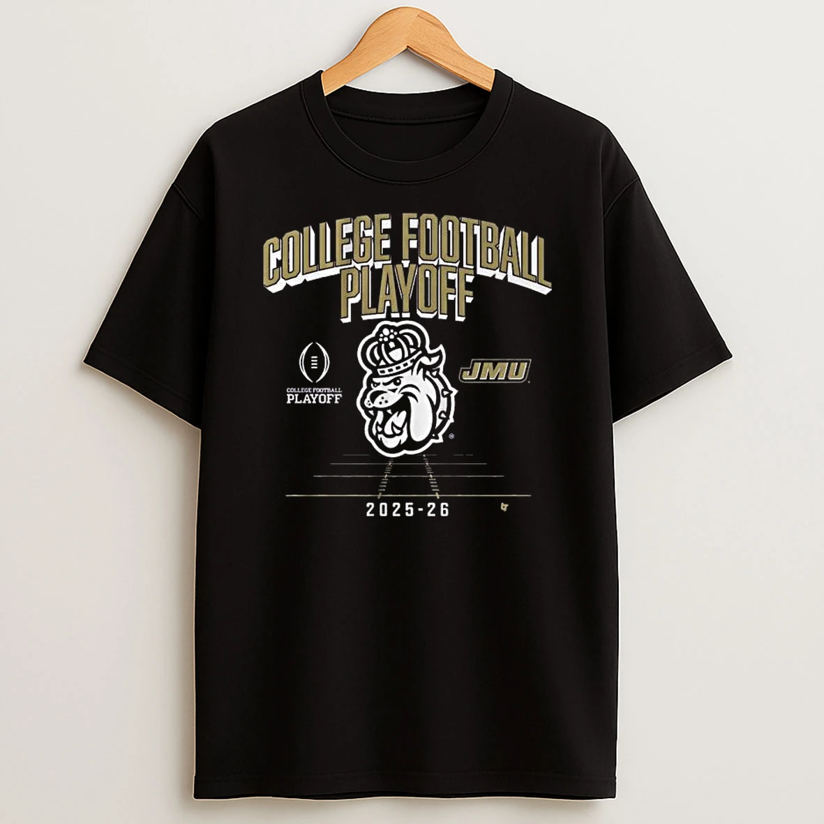 Jmu Football 2025 College Football Playoff Mascot T Shirt