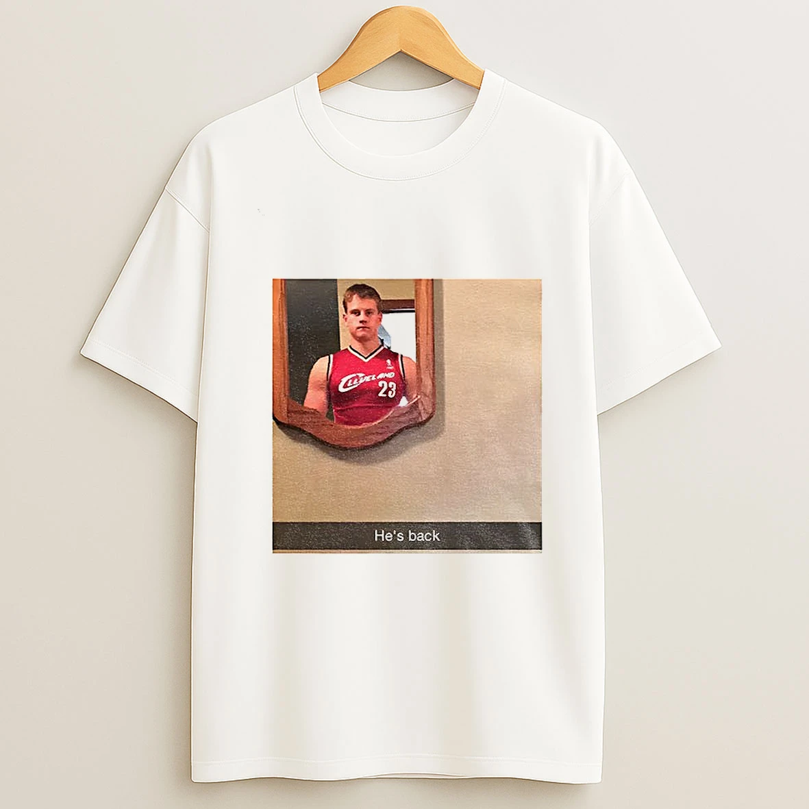 Joe Burrow 23 Cleveland Hes Back T Shirt