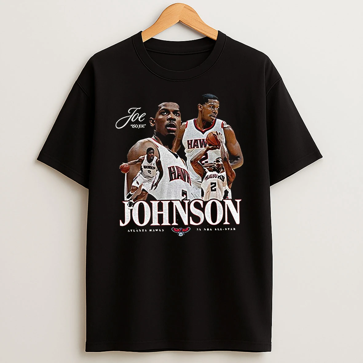 Joe Johnson Atlanta Hawks Basketball Player 2025 Graphic T Shirt