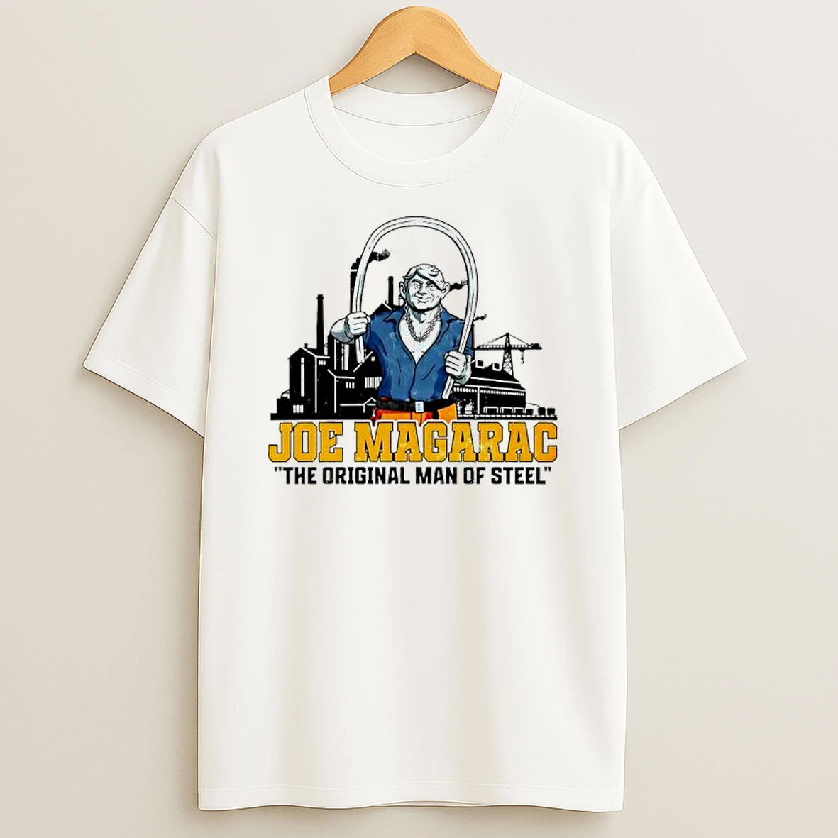 Joe Magarac The Man Of Steel Graphic T Shirt